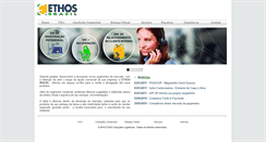 Desktop Screenshot of ethosbrasil.com.br