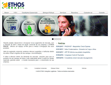 Tablet Screenshot of ethosbrasil.com.br